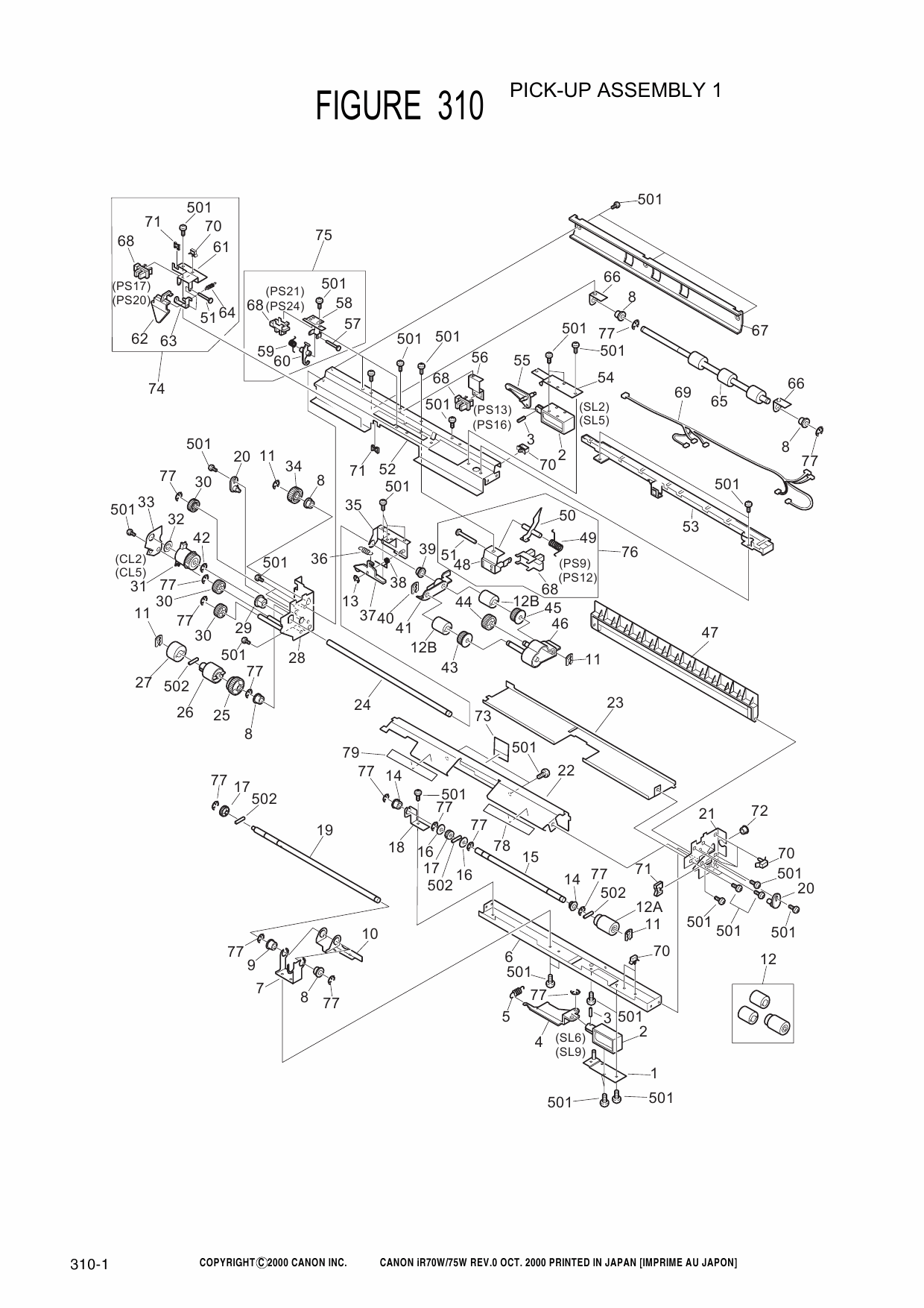 Canon imageRUNNER iR-70W 75W Parts and Service Manual-2